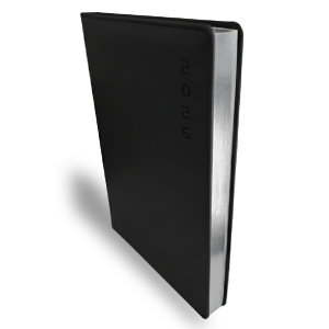 Agenda Presidente 2026 - Negro, canto plateado