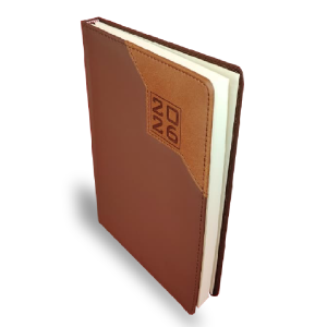 Agenda Ejecutiva 2026 Cafe, detalle esquina