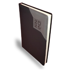 Agenda Ejecutiva 2026 – Gris, detalle esquina