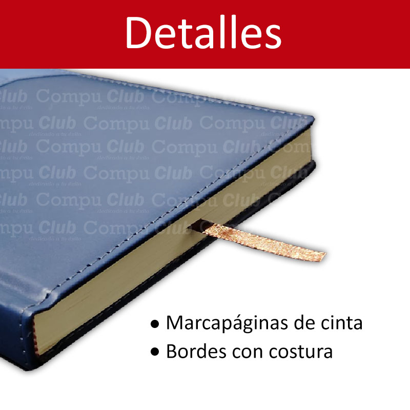 Agenda Ejecutiva 2026 - Azul, detalle esquina - Imagen 6