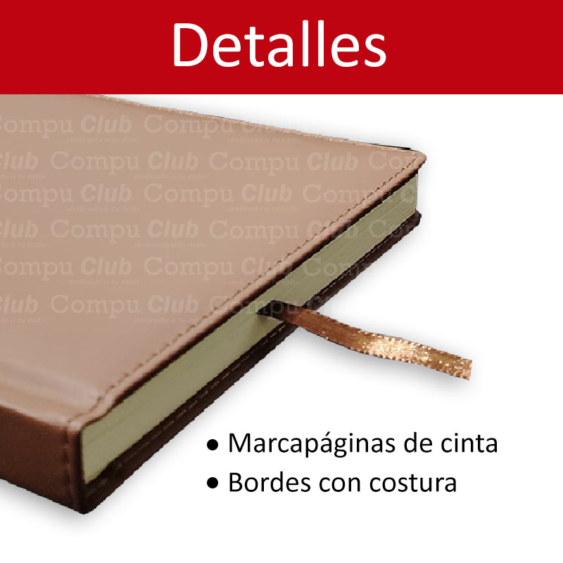 Agenda Ejecutiva 2026 Cafe, detalle esquina - Imagen 6