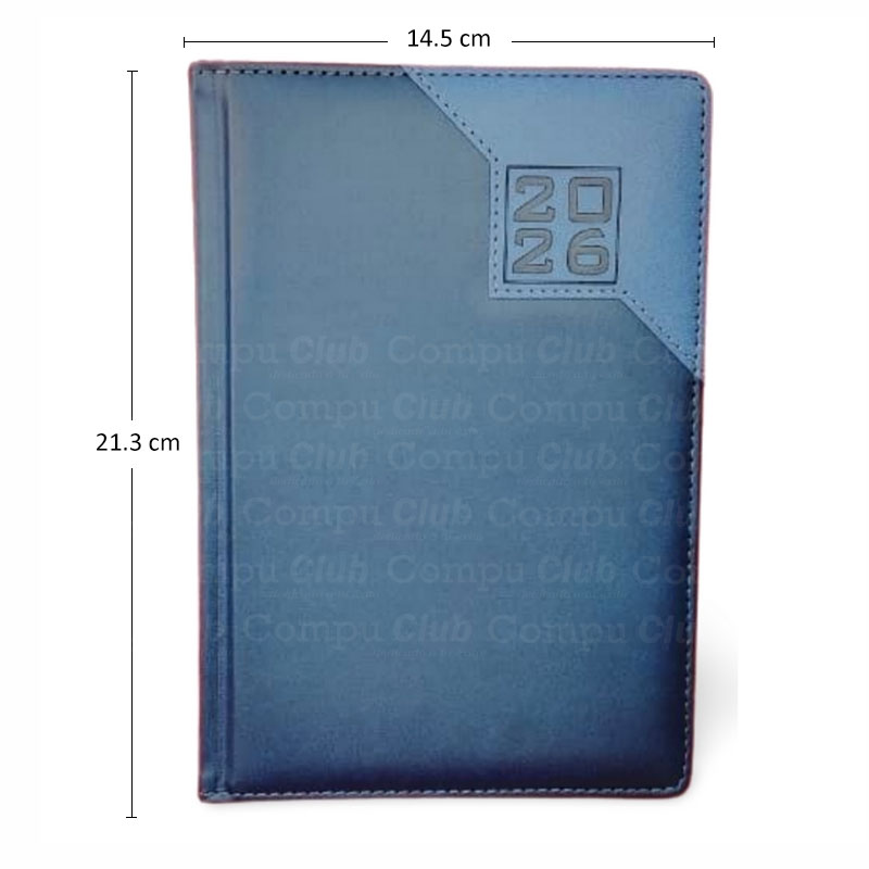 Agenda Ejecutiva 2026 - Azul, detalle esquina - Imagen 7