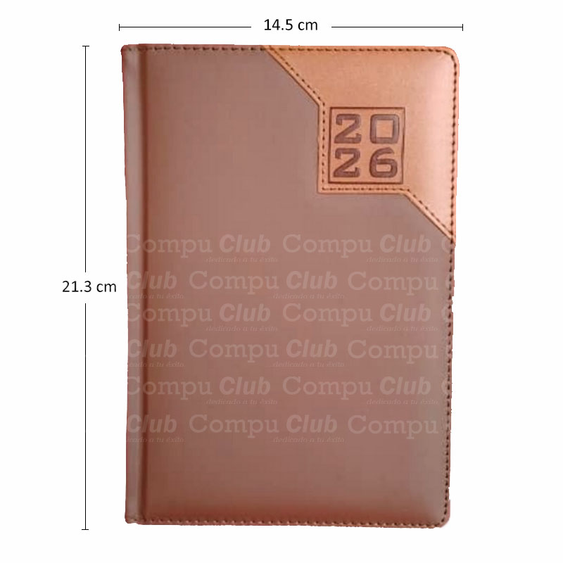 Agenda Ejecutiva 2026 Cafe, detalle esquina - Imagen 7