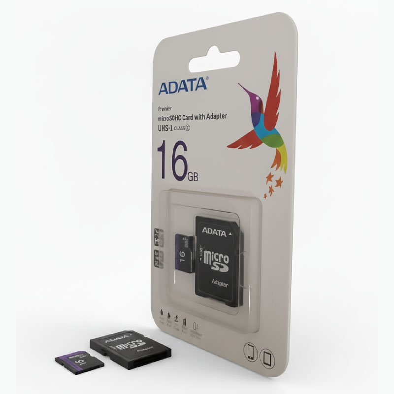 Tarjeta de Memoria Micro SD 16 GB con adaptador - ADATA - Imagen 3